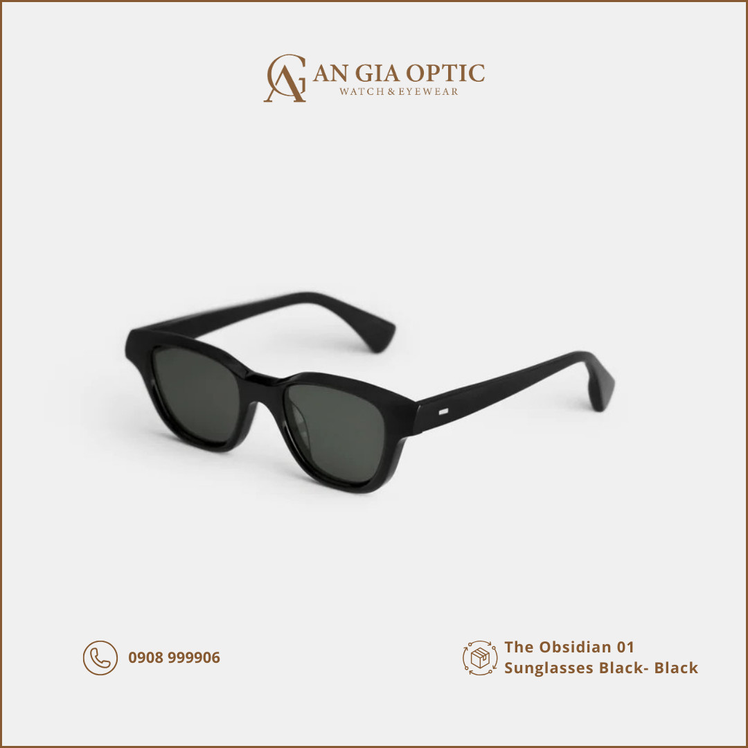 THE OBSIDIAN 01 SUNGLASSES Black - Black